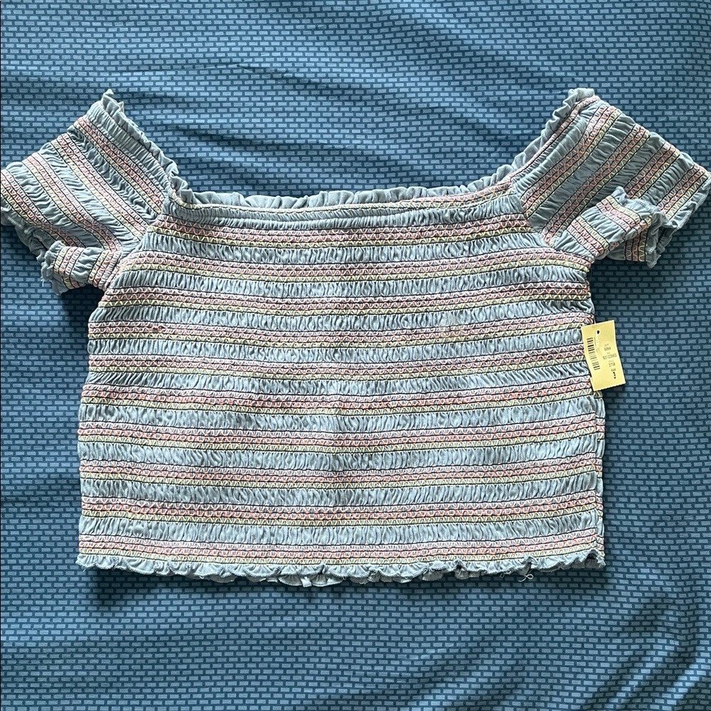 Aeropostale Off Shoulder Crop Top NWT